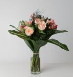 Fresh Air: Pink Roses & Hypericum Berries